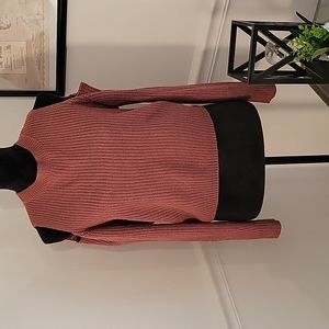 Mauve knit sweater womens size‎ large